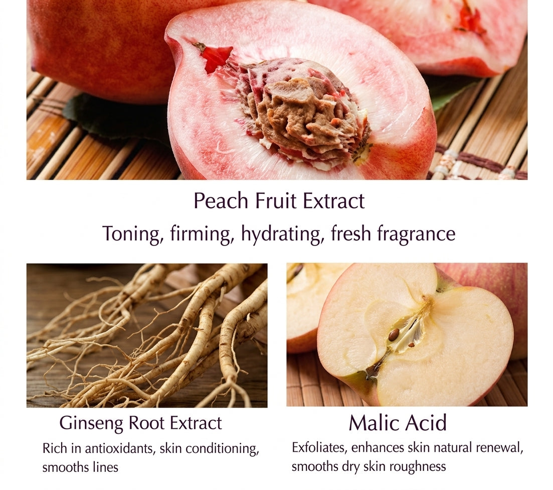 Peach Extract Fruit Acid Exfoliating Face Gel Cream