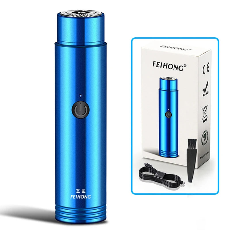 Mini Electric Shaver Portable Car Rechargeable Shaver