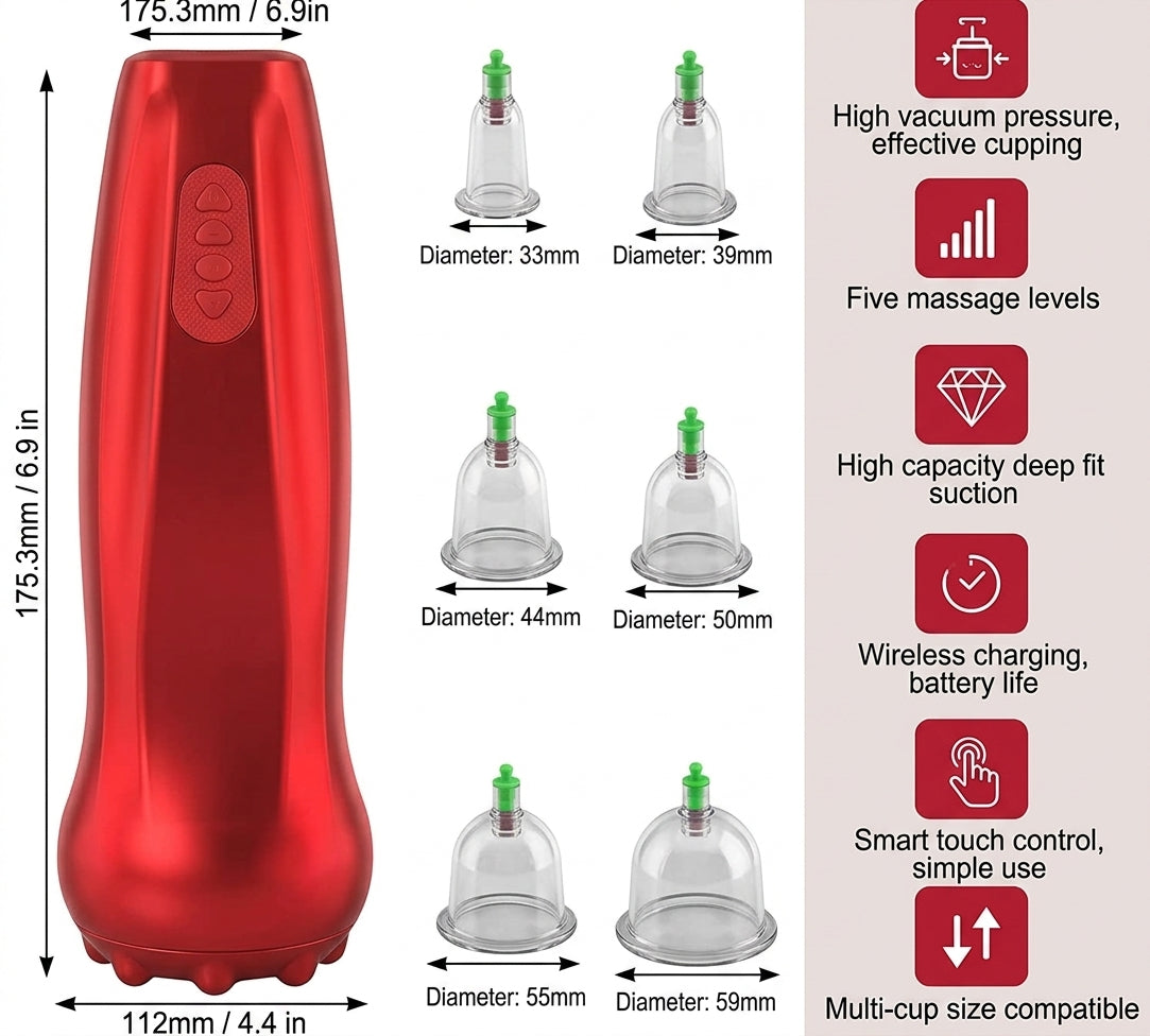 Face + Body Electric Cupping Device