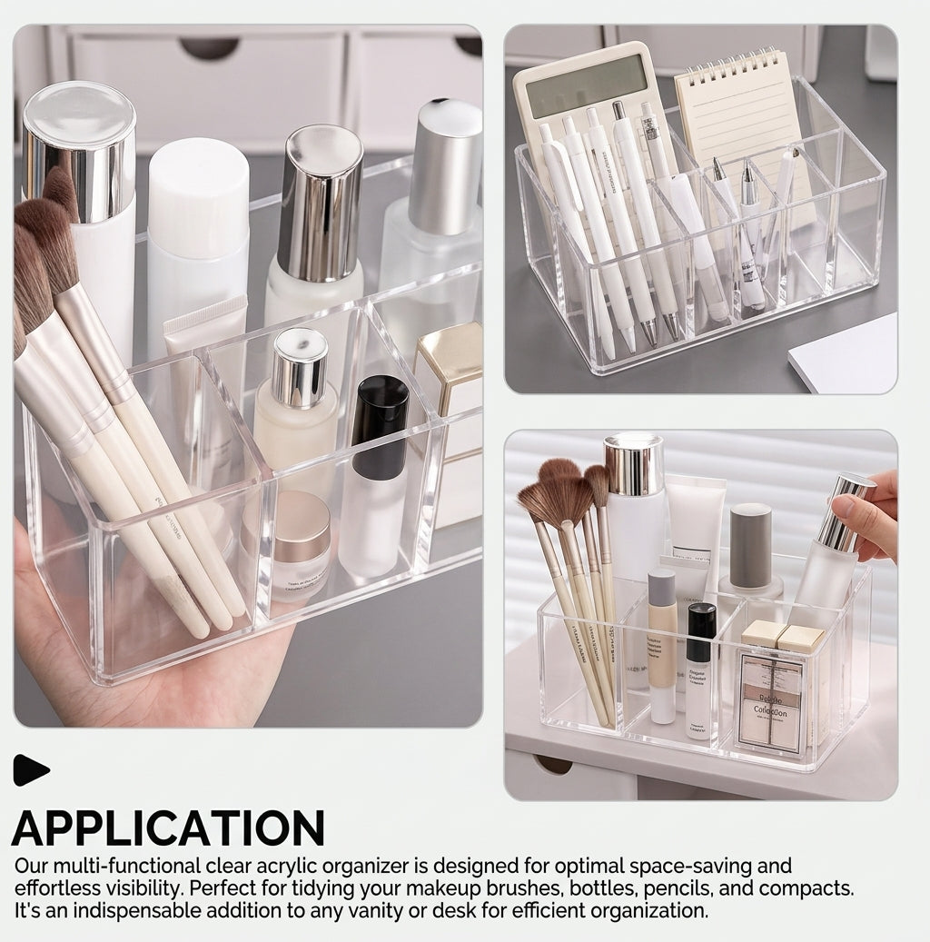 Acrylic Makeup Organizer Box