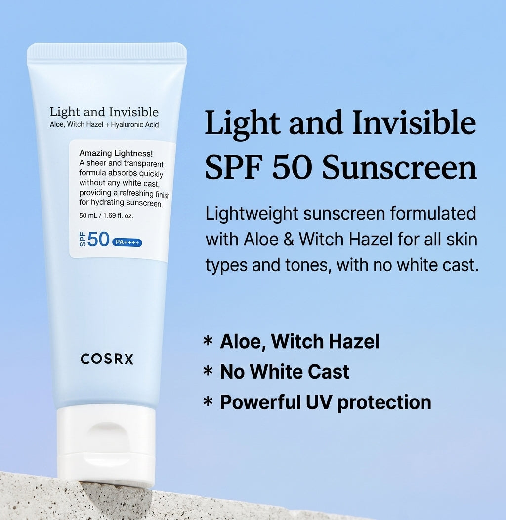 COSRX - Ultra-Light Invisible Sunscreen SPF 50 PA++++