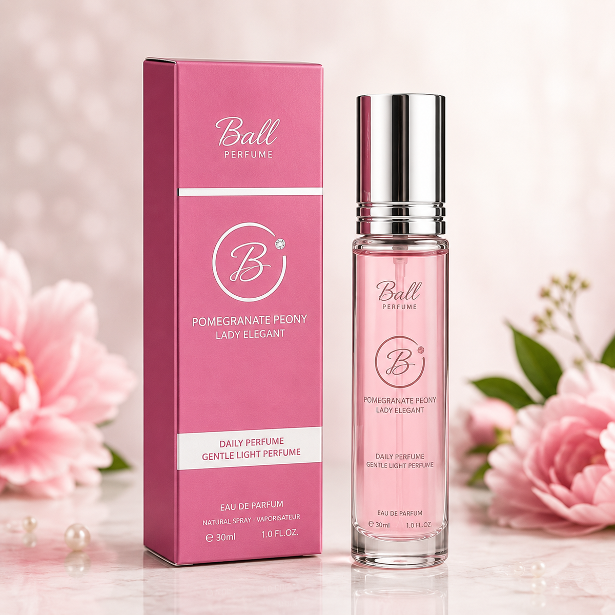 Ball Perfume Pomegranate Peony Lady Elegant Daily Perfume Gentle Light Perfume