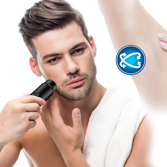 Mini Electric Shaver Portable Car Rechargeable Shaver